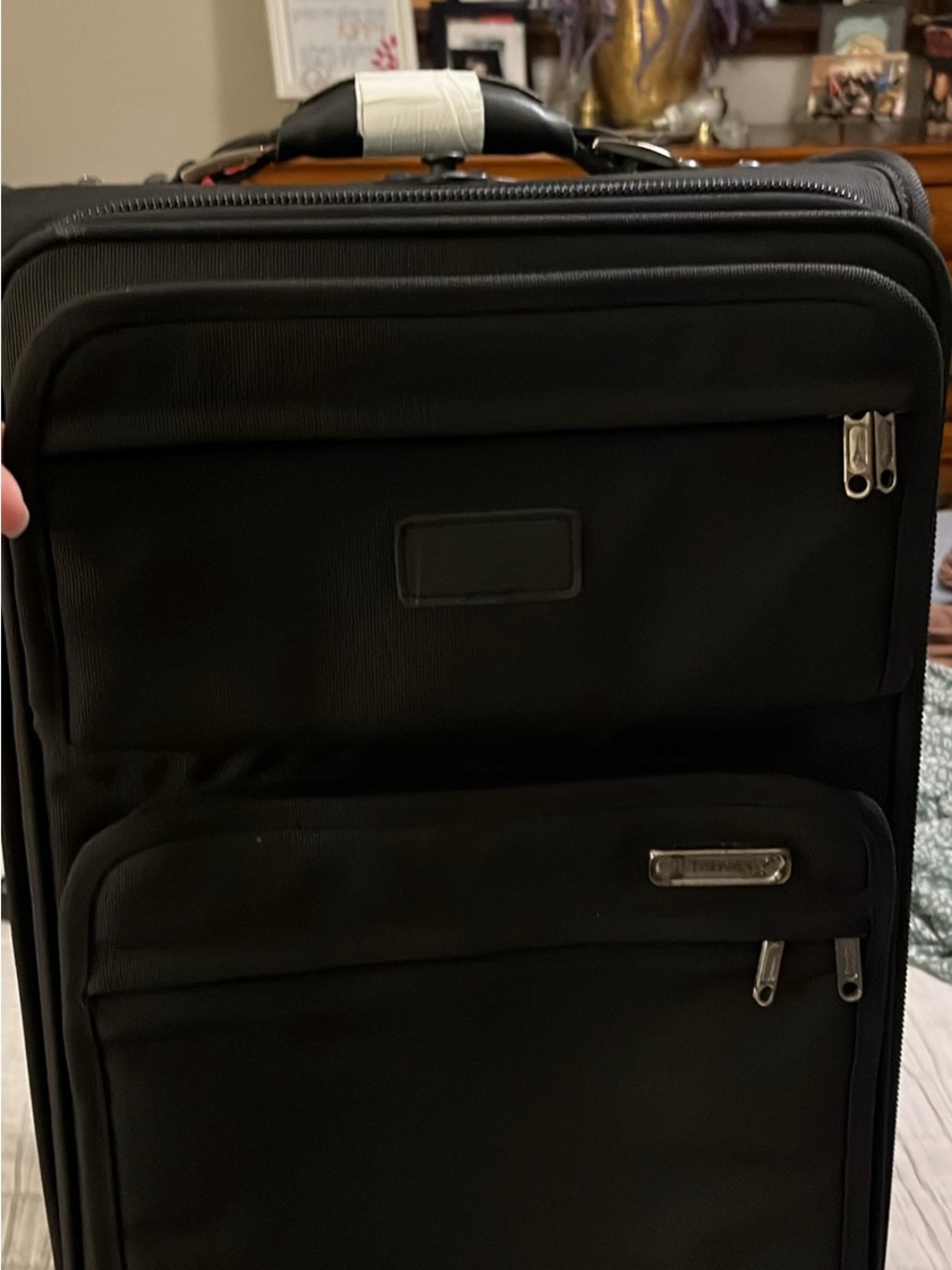 Black Rolling Travel Case with Front Organizer — Travelpro